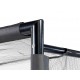 EXIT Pico porta da calcio in acciaio 90x60cm (set di 2) - nera