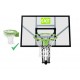 EXIT Galaxy tabellone da basket a parete con cerchio Flex - verde/nero