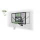 EXIT Galaxy tabellone da basket a parete con cerchio per schiacciare - verde/nero