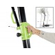 EXIT Galaxy tabellone basket portatile su ruote con cerchio Flex - verde/nero