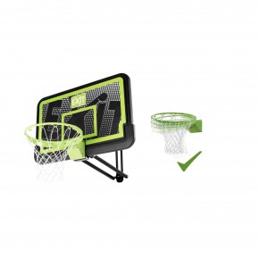 EXIT Galaxy Basketballkorb zur Wandmontage mit Dunkring - Black Edition