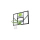EXIT Galaxy tabellone da basket con cerchio Flex e rete - trasparente/verde/nero