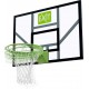 EXIT Galaxy tabellone basket con cerchio Flex e rete - verde/nero
