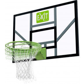 EXIT Galaxy tabellone basket con cerchio Flex e rete - verde/nero