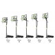 EXIT Polestar tabellone da basket portatile - verde/nero