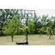 EXIT Polestar tabellone da basket portatile con cerchio Flex - verde/nero