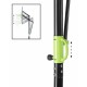 EXIT Polestar tabellone da basket portatile con cerchio Flex - verde/nero